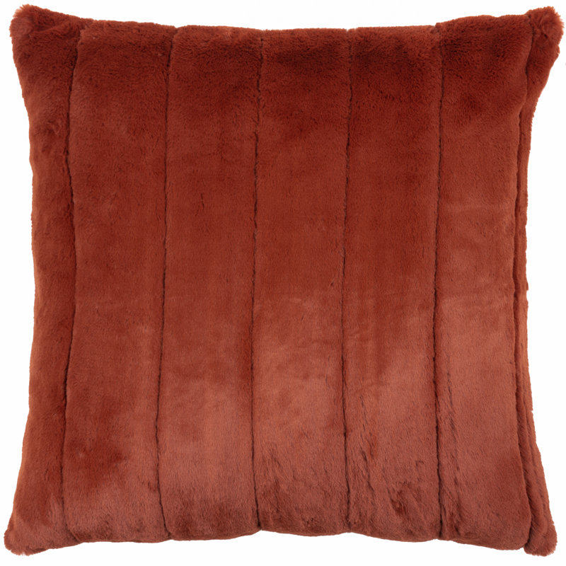 Empress Square Throw Cushion, 55cm x 55cm, Rust