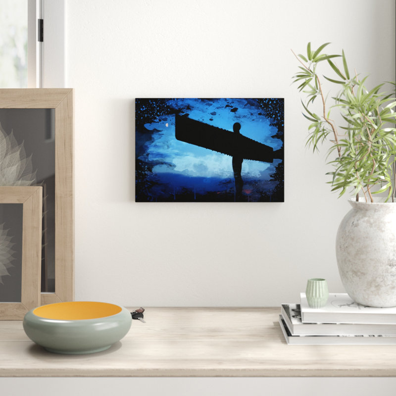 Angel of the North Newcastle 2 - Wrapped Canvas, 50cm H x 76cm W