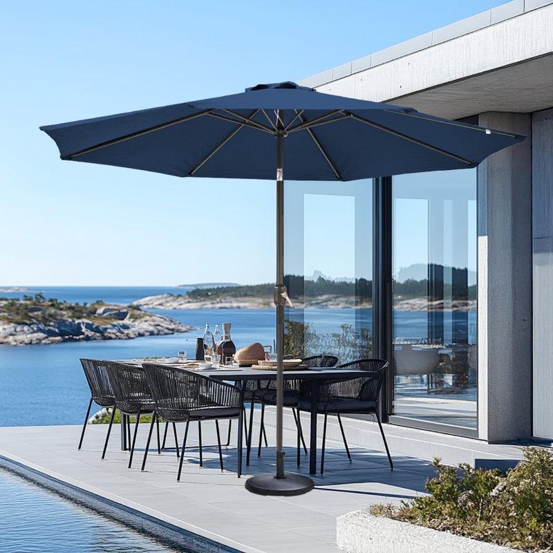300cm Market Parasol, Blue