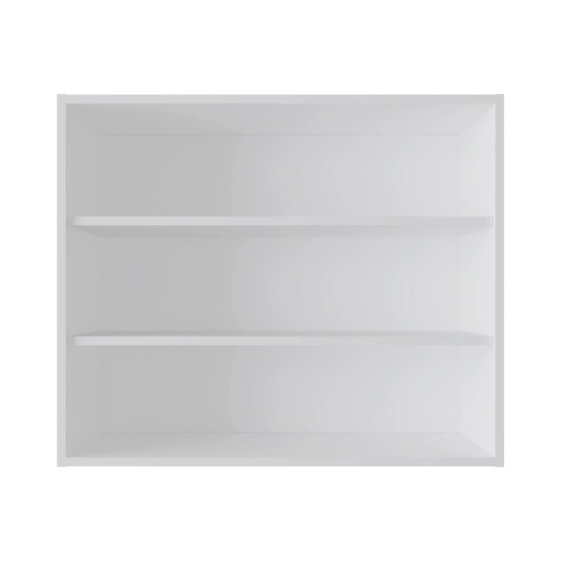 Armoire murale moderne blanche pour le rangement des essentiels de la cuisine - H 30 po x l 36 po x P 12 po, panneau de particules, grattoir, convient aux épices, bols, pots, hauteur, profondeur, profondeur, convient aux pots, esthétique