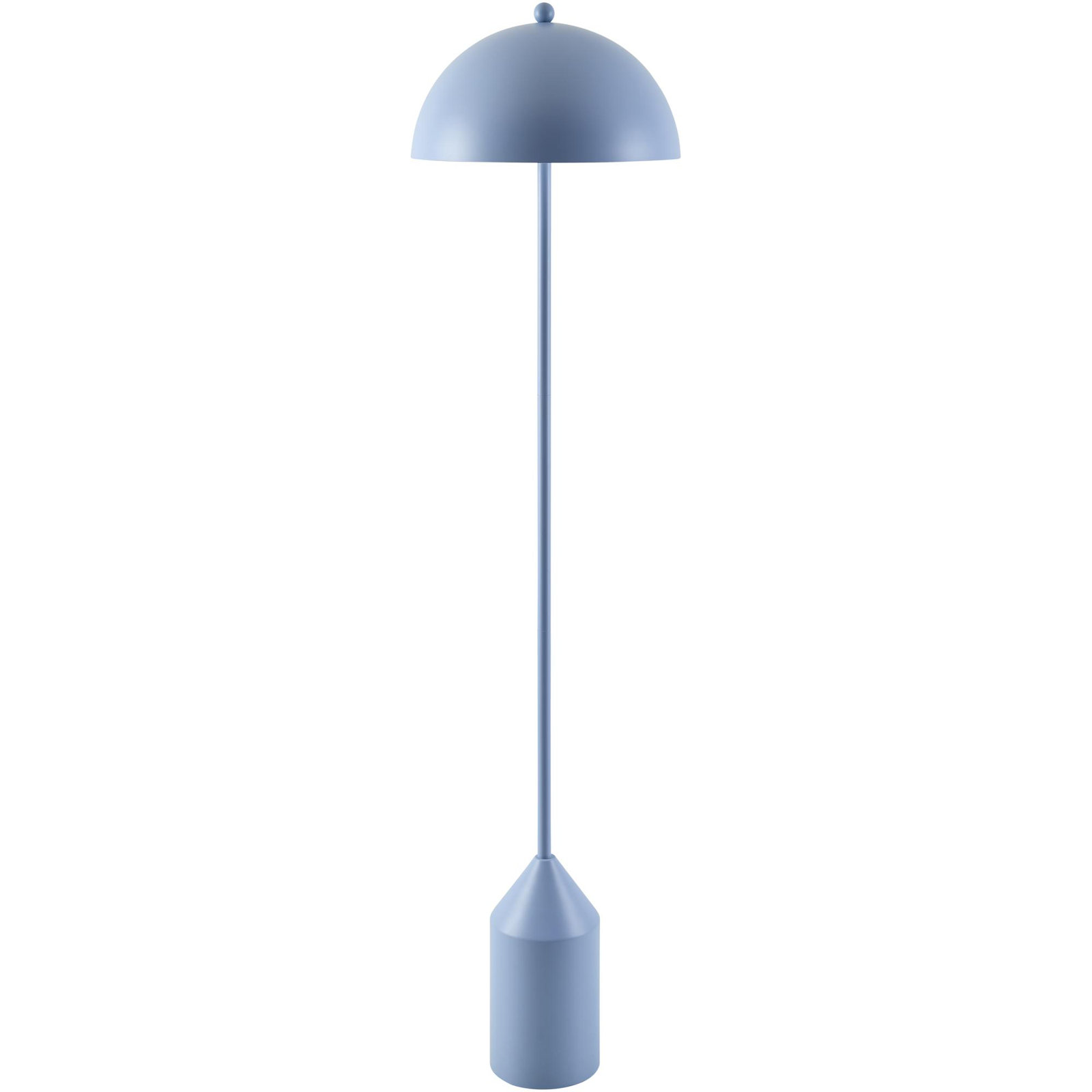 Jemma 59'' Iron Floor Lamp, Blue, Blue
