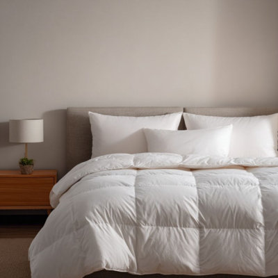 16.5 Tog Duck Feather & Duvet - Cotton Proof Cover Winter Warm Quilt - Single/Double/King/Super King 