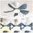 29 Lnch Small Ceiling Fan Flush Mount 5 Reversible ABS Blades With LED Dimmable Light
