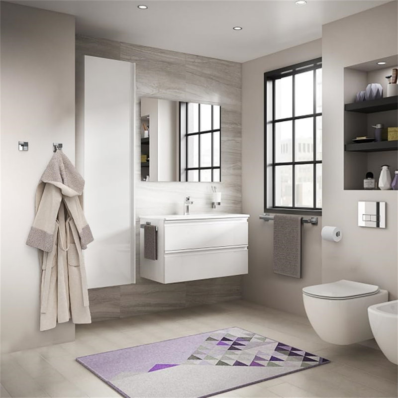 4 - Piece Bathroom Hardware Set, Chrome