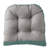 Velvet Rocking Chair Cushion 2 Piece Tufted Non Slip Set of Upper and Lower Cushions-1171096847