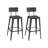 Counter Stool with Metal Frame