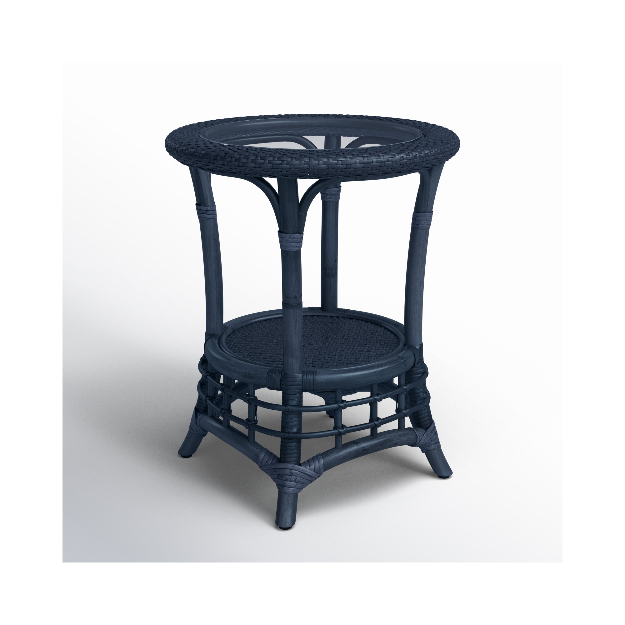 Luca End Table, Navy