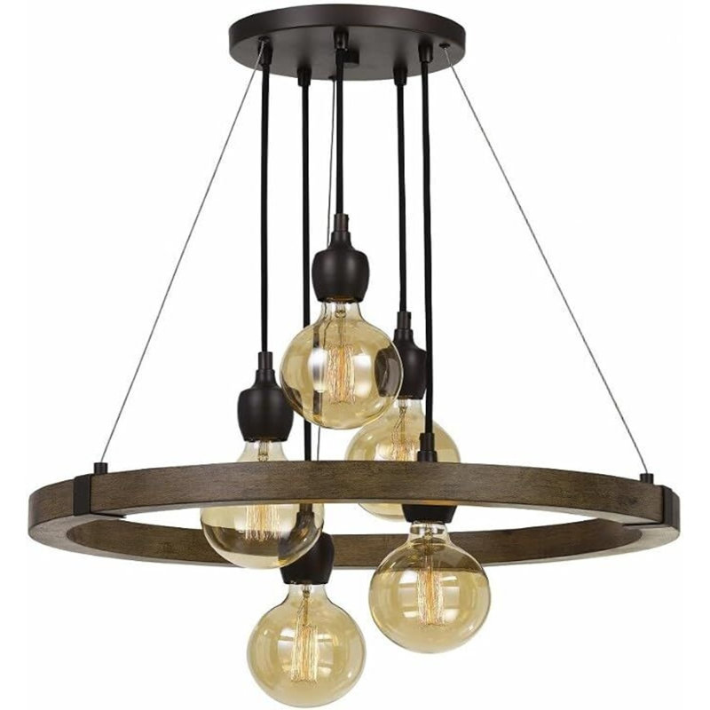 5 - Light Satin Black Cluster Pendant