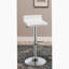 Tabouret de bar ajustable blanc (ensemble de 2)