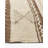One-of-a-Kind Runner 5'5" X 9'4" 1940s Hemp Area Rug in Camel/Ivory/Terracotta