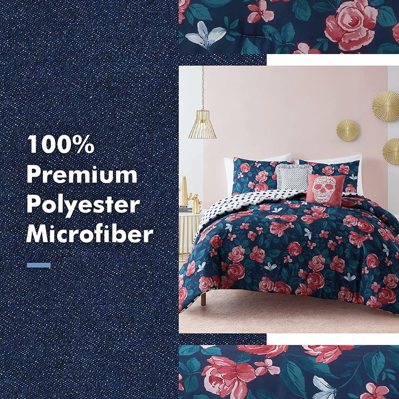 Polyester Dots Quilt, Twin Quilt + 3 Additional Pieces