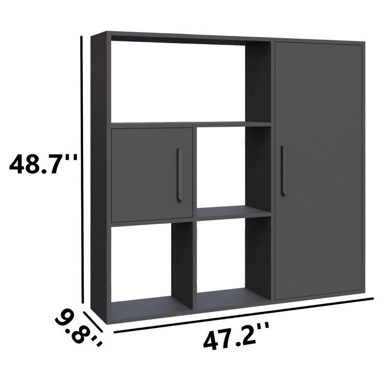 Hakeen Geometric Bookcase