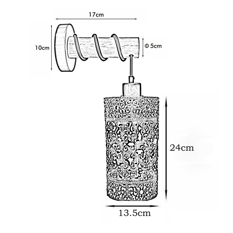 Kirzia Armed Sconce, No, Copper