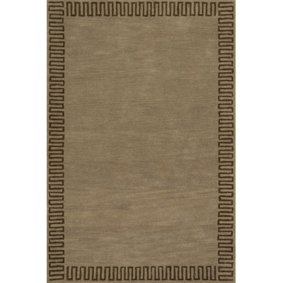 Renata Fleuron Bordered Wool Rug
