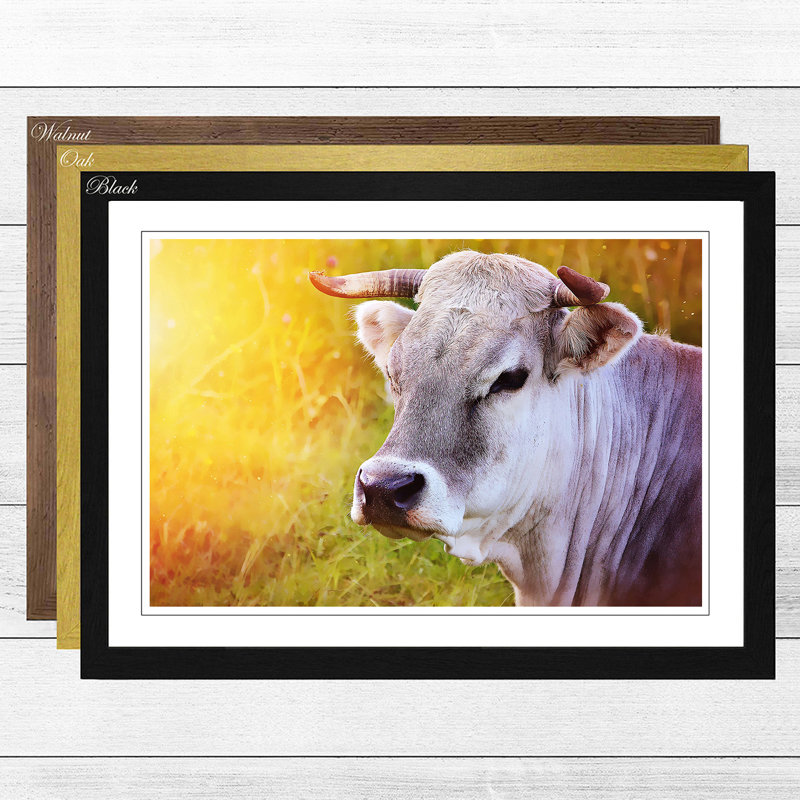 Single Picture Frame Print, Black