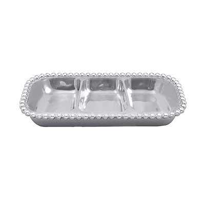 String Of Pearls Divided Serving Dish