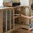 Vaulted sideboard with adjustable shelves-104765983
