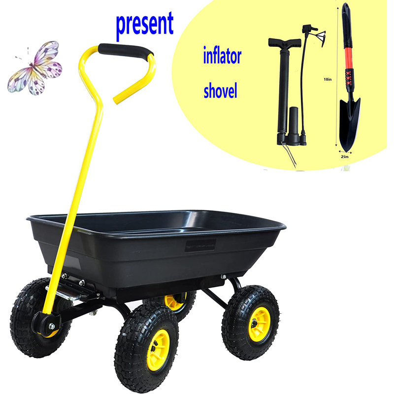 38.98'' H x 39.37'' W Utility Cart with Wheels