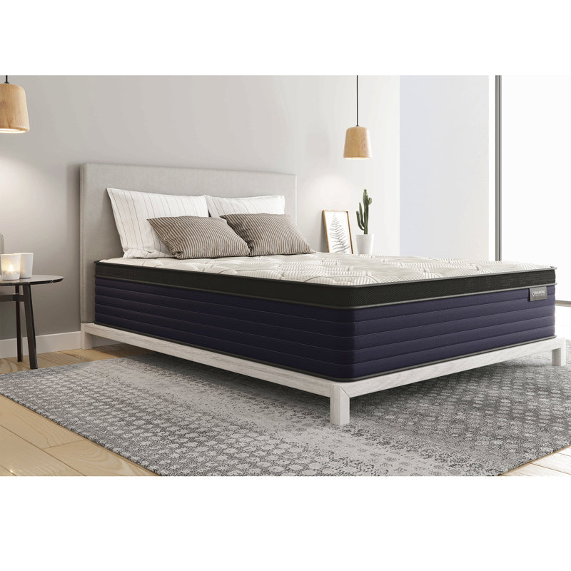 Cleo Cool Copper Ulta Supportive, Pressure Relief Memory Foam Hybrid With Luxurious Euro-Top 14", Extra-long Twin