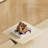 Creamy style modern simple coffee table
