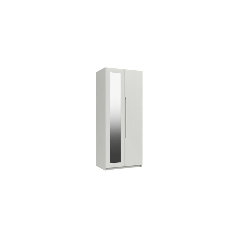 Alianys 2 Door Wardrobe, White Gloss