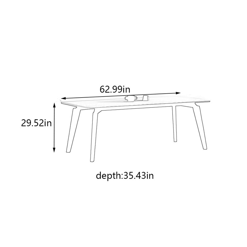 Safire, 29.52"H x 62.99"L x 35.43"W