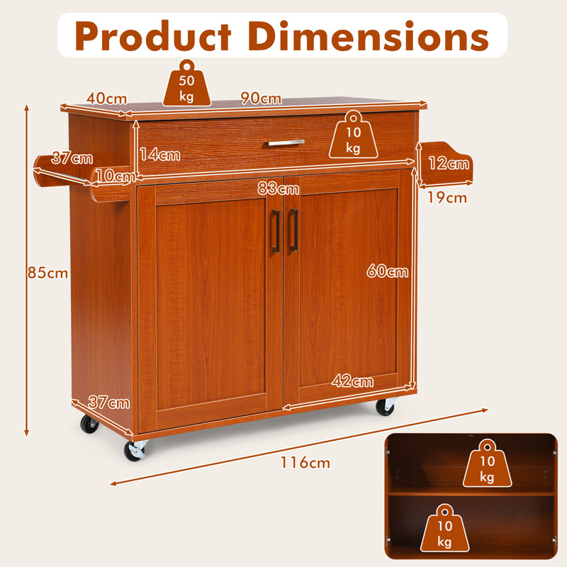 Alverce Kitchen Cart