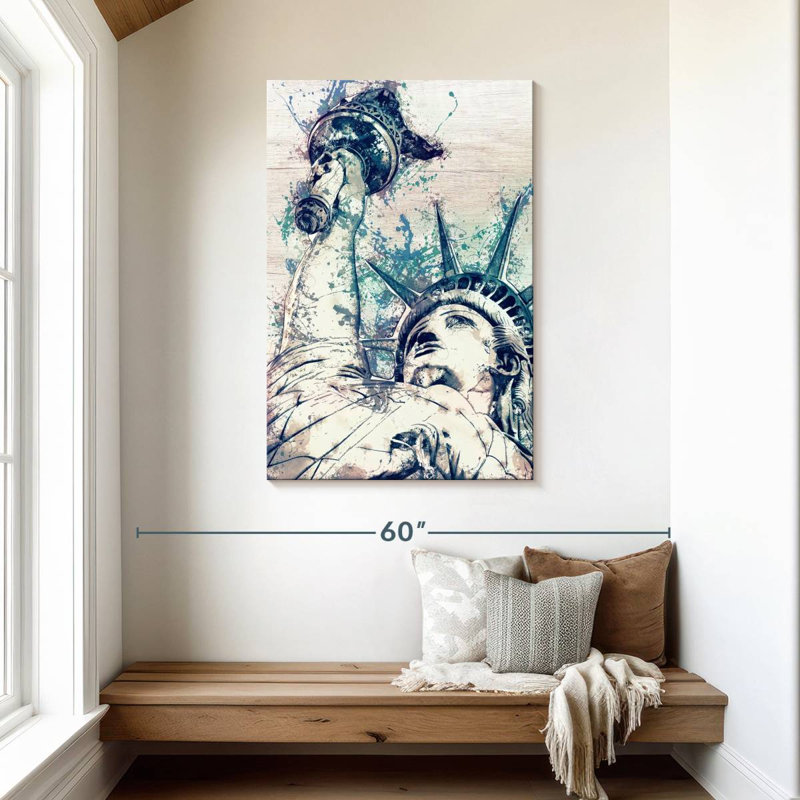 Aime Liberty NYC, 45" H x 30" W