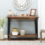 Console en bois brun 40 po Solano