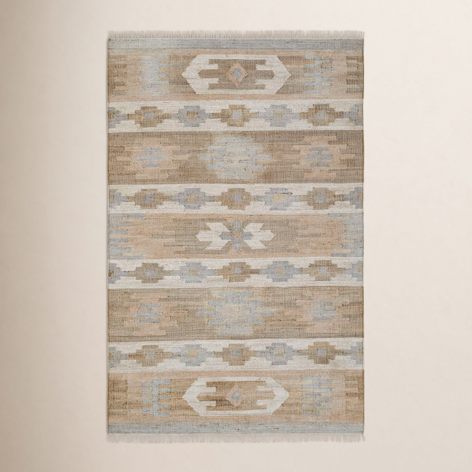 Flatweave Jute Hizri Rug, Rectangle 8' x 10'