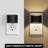 Dimmable Light Sensor Night Light Nightstand Lighting Bedside Wall Light