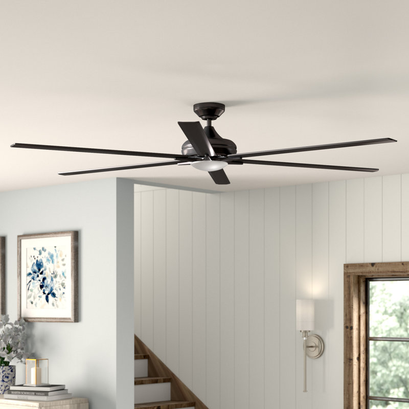 Helgi 70'' Ceiling Fan with LED Lights, Oiled Bronze