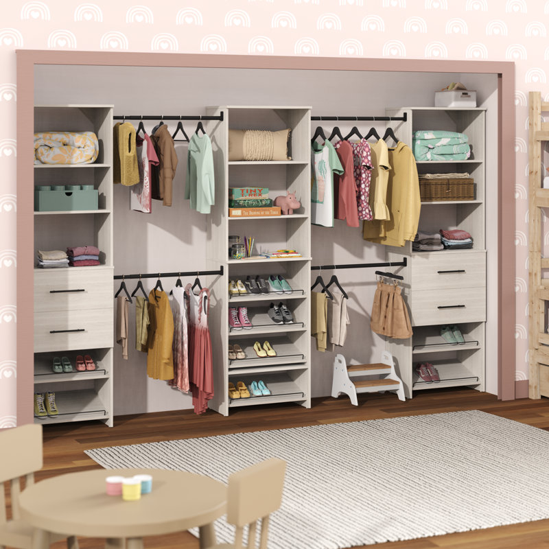 SuiteSymphony 12' W Solid Shelving Closet System