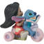 Figurine Precious Moments Disney Lilo et Stitch chevauchant un tricycle 4,54 pouces