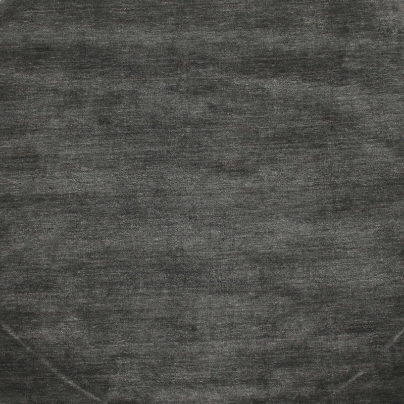 Tapis noir/gris zone contemporaine, Carré 4 pi
