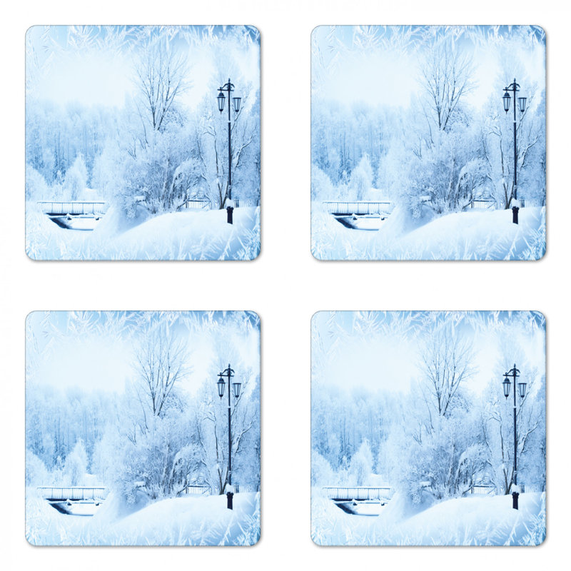 Square 4 Piece Coaster Set