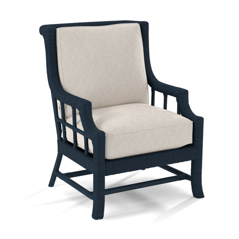 Fauteuil Lafayette, Snow Crypton Performance; 0884-91, Tonneau vieilli