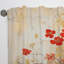 «Kourtney God and Red Floral Japanese Tiles I» - Rideau Botanicals - Velours obscurcissant - 1 panneau-1192232811