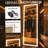 60X16 Inch Full Length Mirror With Lights, Full Body Dressing Standing, Hanging Mounted Mirror For Living Room Bedroom Cloakroom, Square Black-2110721015-2110721009