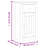 Berhamstead Solid Wood Bathroom Cabinet-1541623306