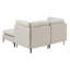 Canapé modulaire rembourré avec pieds en métal-204043059