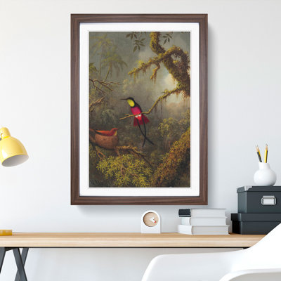 Hummingbird by Martin Johnson Heade - Picture Frame Painting