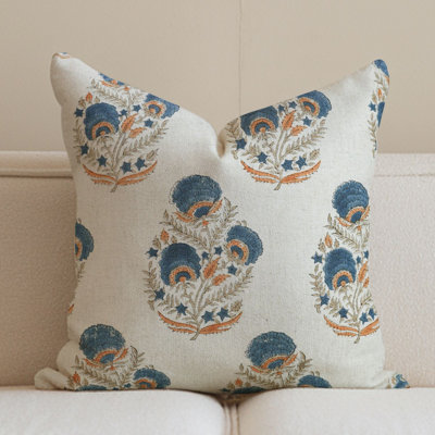 Fabdivine viscous linen throw Pillowcase Cushion Cover, Fall Decoration (Mohini )