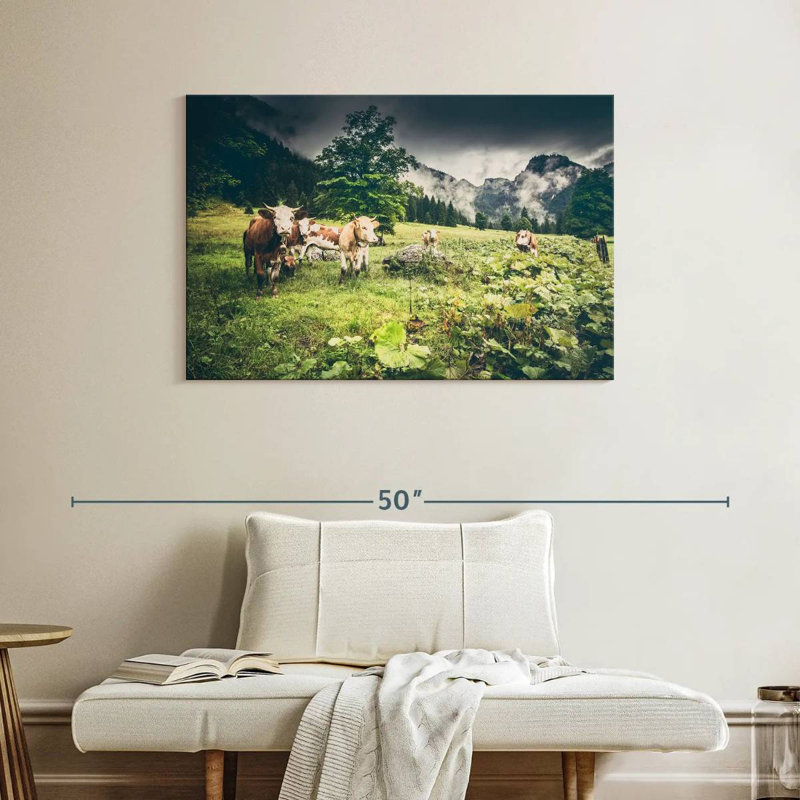 Brampt Cattle Of Tyrol, 26" H x 39" W