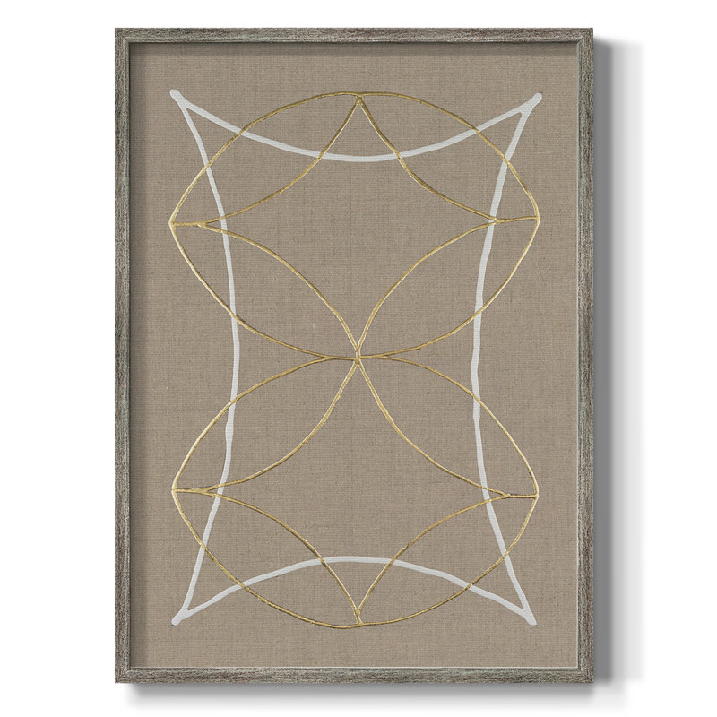Hyperbola I Framed Print - Solid Wood, 15" H x 12" W