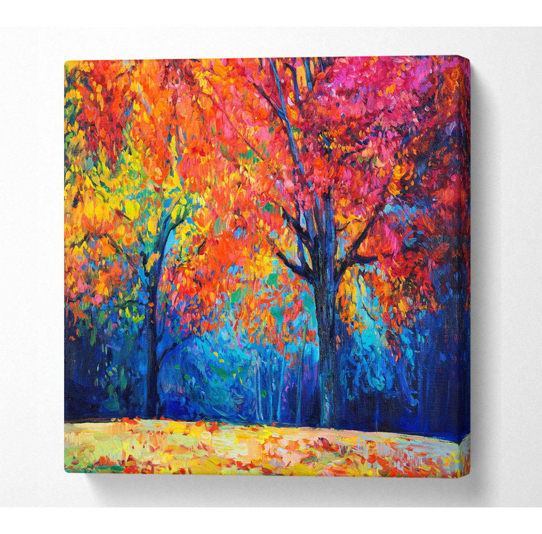 Struppe Magical Autumn Forest - Kunstdrucke auf Leinwand