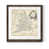 Papier, cadre noyer