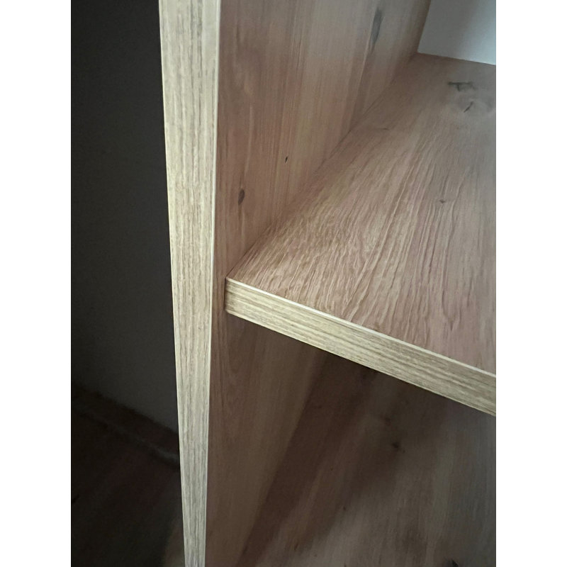 3 Door Wardrobe, 235" H x 170" W x 60" D, Black/White