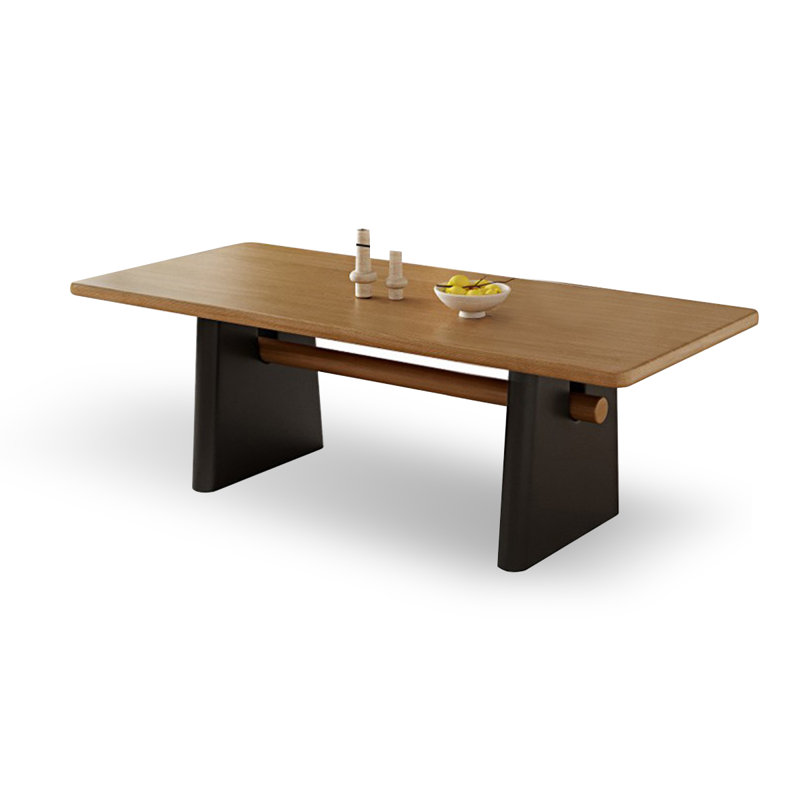 Table de salle à manger rectangulaire, Noir, noir, noir, noir, H 29,53 po x L 70,87 po x l 31,5 po
