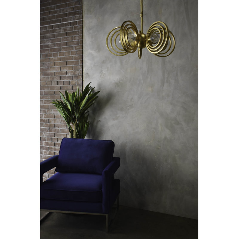 Frequency 6 - Light Chandelier, Gold